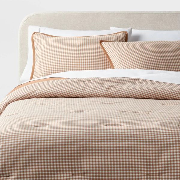 Threshold Mini Gingham Comforter and Sham Set - Full/Queen