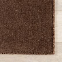Rugs USA x Ashley Tisdale Maru Wool Rug - Dark Brown, 5'x8'