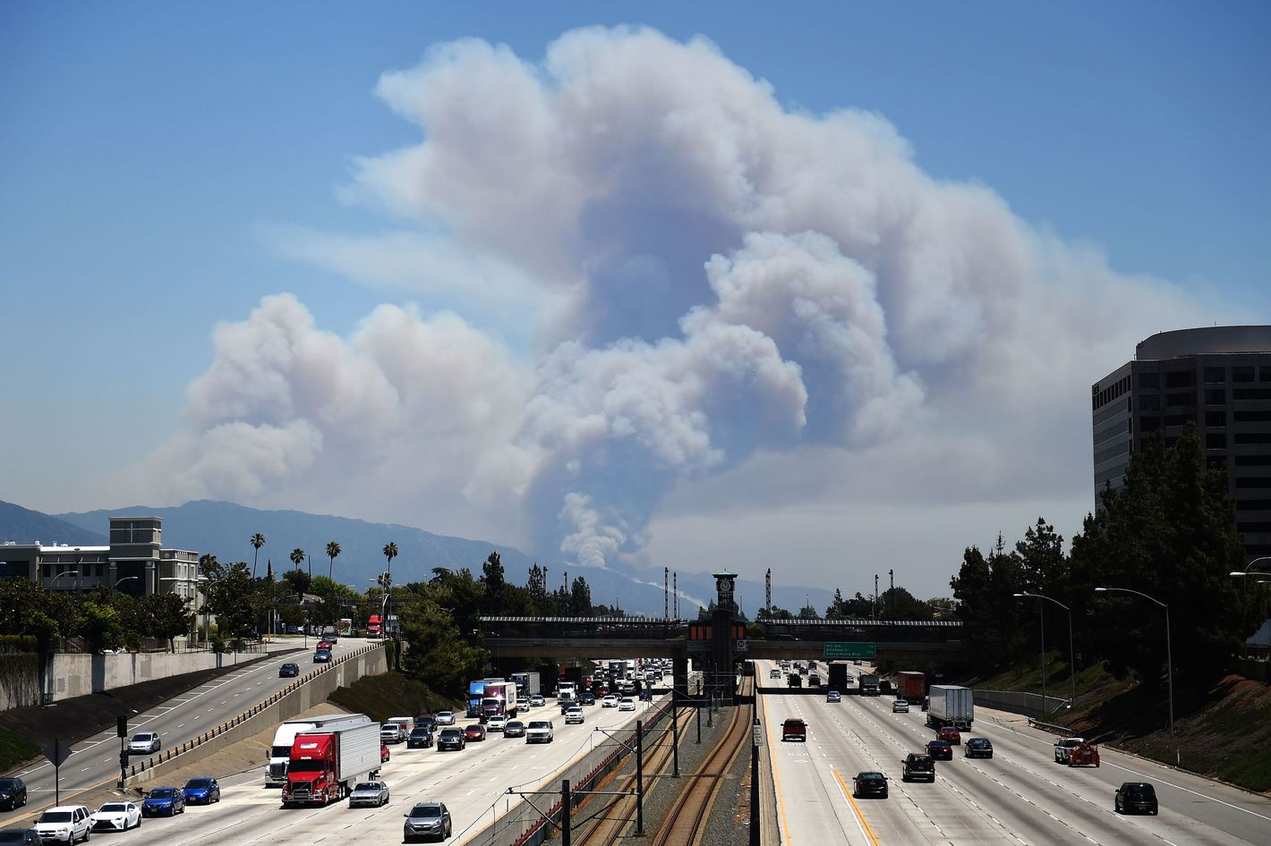 Two Uncontained Wildfires Are Roaring Northeast Of Los Angeles