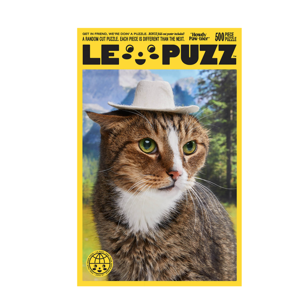 Le Puzz Howdy Pawtner 500 Piece Puzzle