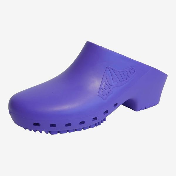 Calzuro Classic Work Clogs - Purple