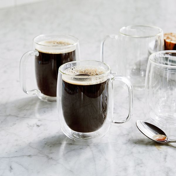 Zwilling J.A. Henckels Sorrento Plus Double-Wall Coffee Glasses, 12 Oz.