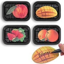 Ruksifg Store Novelty Fruit-Shaped Sticky Notes