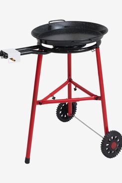 Mabel Home 18-Inch Paella Pan, Burner, and Stand Set on Wheels
