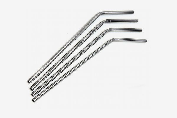 Onyx Stainless Steel Drinking Straws