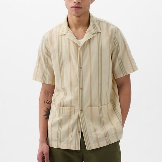 Gap Linen-Cotton Resort Shirt