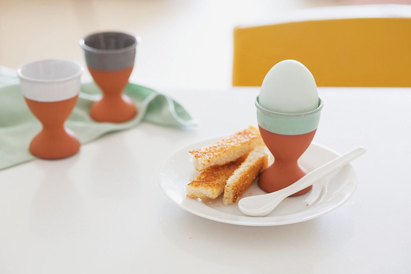 Egg Cups Kids Adult Eggy Soldiers Breakfast Home Kitchen Office 