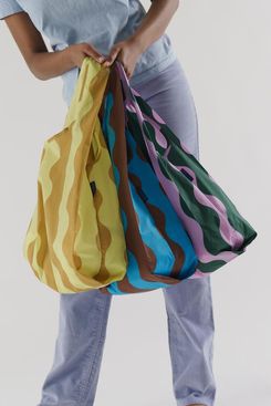 Baggu Standard Printed Ripstop Nylon Totes (Set of 3)