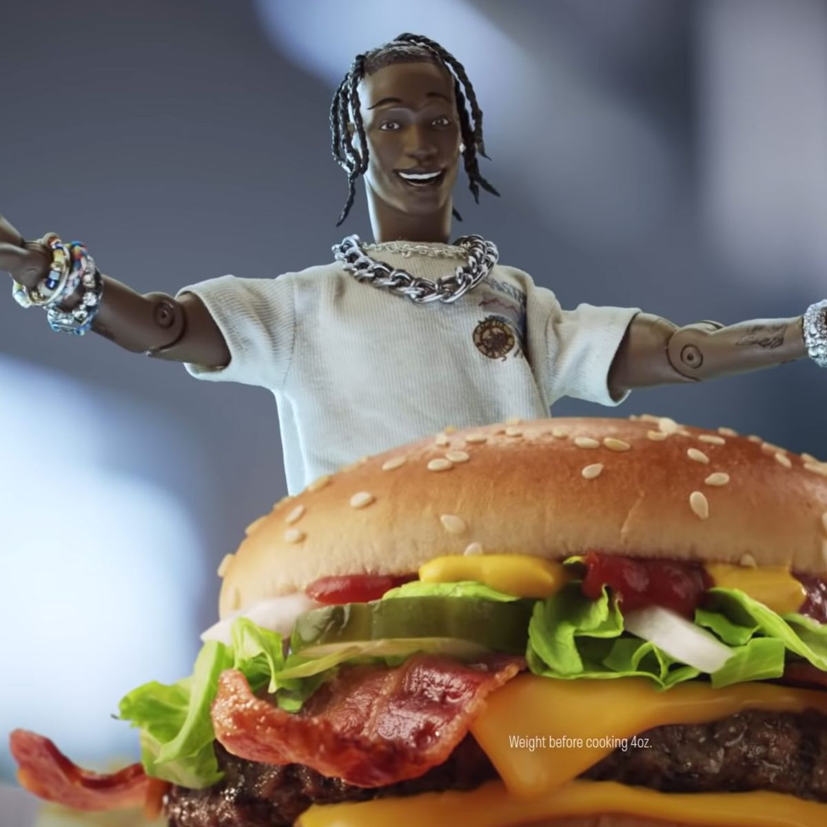 McDonald's Travis Scott Meal (Burger, Fries, Sprite, and Sauce)