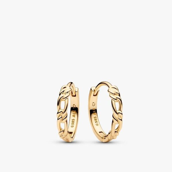 Pandora Era Figaro Hoop Earrings