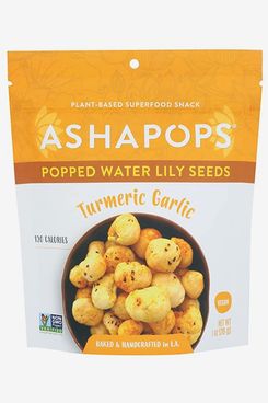 AshaPops Turmeric Garlic Popped Water Lily Seeds