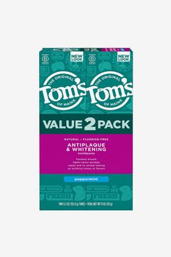 Tom’s of Maine Antiplaque and Whitening Fluoride-Free Toothpaste, Peppermint