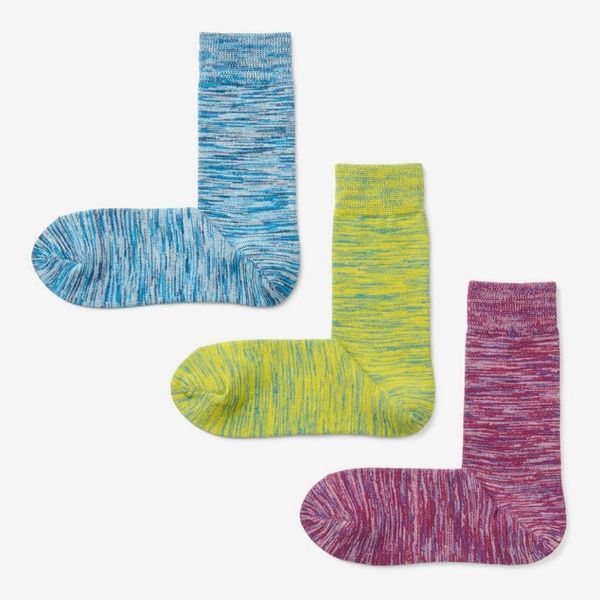 Muji Right Angle Excess Yarn 3 Pair Socks