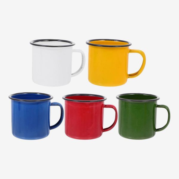 Retro Enamel Mini Cups 5 Oz