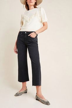Paige Nellie Ultra High-Rise Culotte Jeans