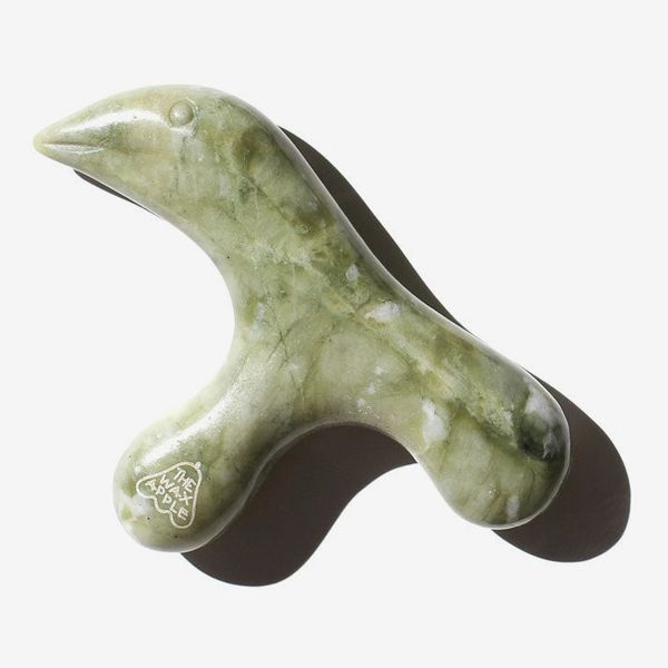 The Wax Apple Jade Toucan Massage Tool