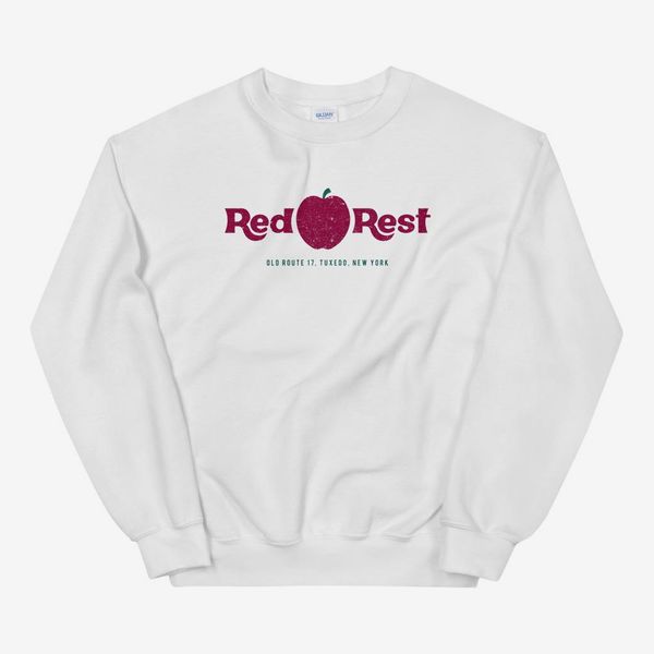 Yesteryear Wear Red Apple Rest Crew Neck Unisex Sweatshirt