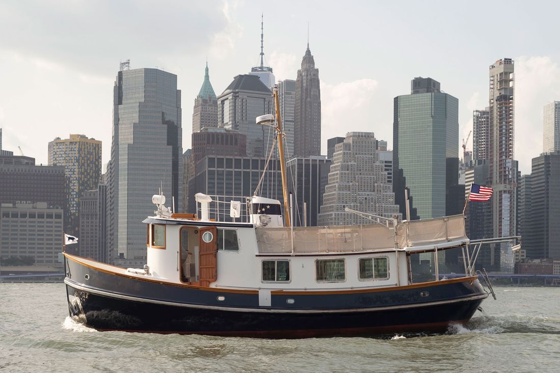 Tour One Family’s Floating Tugboat Home on the East River