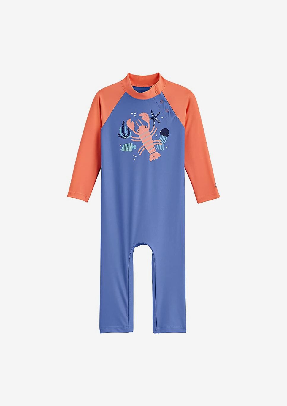 Short Sleeve per Bambini e Ragazzi Snapper UV One Piece Suit 