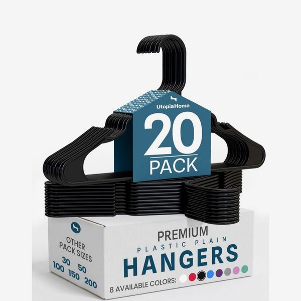 Utopia Home - Plastic Hangers 20-Pack