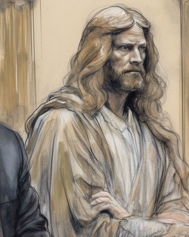 Trump’s Jesus Court Sketch Is Somehow Way Worse Than It Looks (nymag.com)