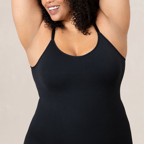 SHAPERMINT Womens Scoop Neck Cami - Black