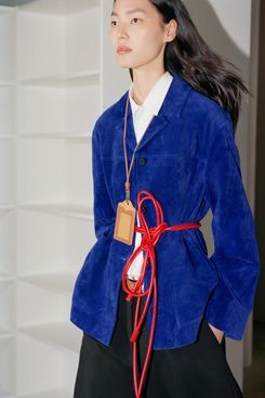 Zara 100% Leather ZW Collection Jacket