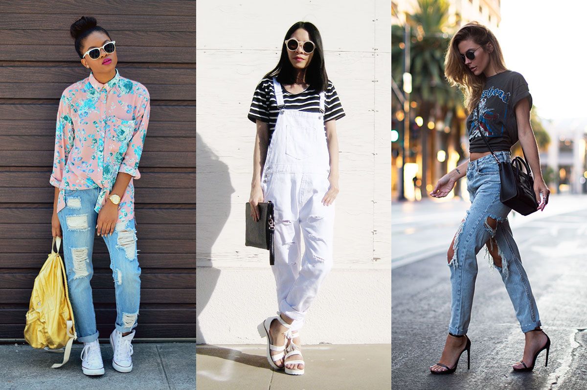 14 Ways to Wear Your Ripped Jeans Through Fall