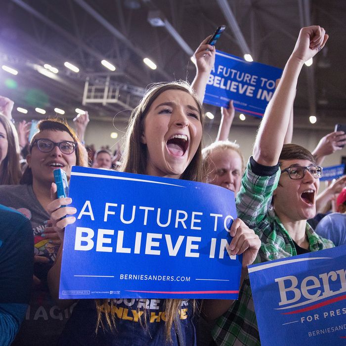 Bernie Sanders Holds Campaign Rally In Madison, Wisconsin