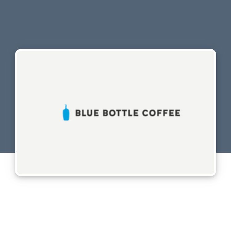 Blue Bottle Coffee Gift Card