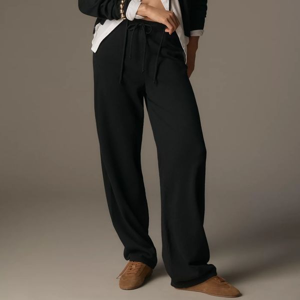 By Anthropologie Wide-Leg Sweater Pants