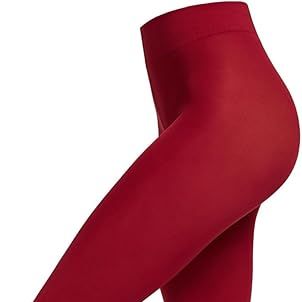 Calzedonia Woman's Soft Comfort 50 Denier Microfiber Tights - Dark Red