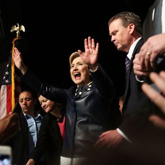 Hillary Clinton Holds Campaign Event At New York City's Apollo Theater