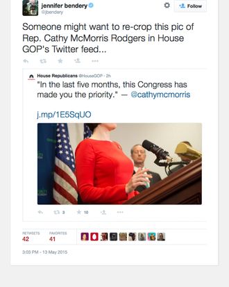 House GOP Celebrates Their Progress With Photo of Congresswoman's