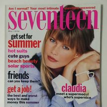 Seventeen Magazine (mayo de 1994) Claudia Schiffer, Alicia Silverstone, Q Latifah