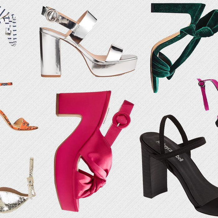 9 Party-Ready Block Heels That Won’t Sink Into the Grass