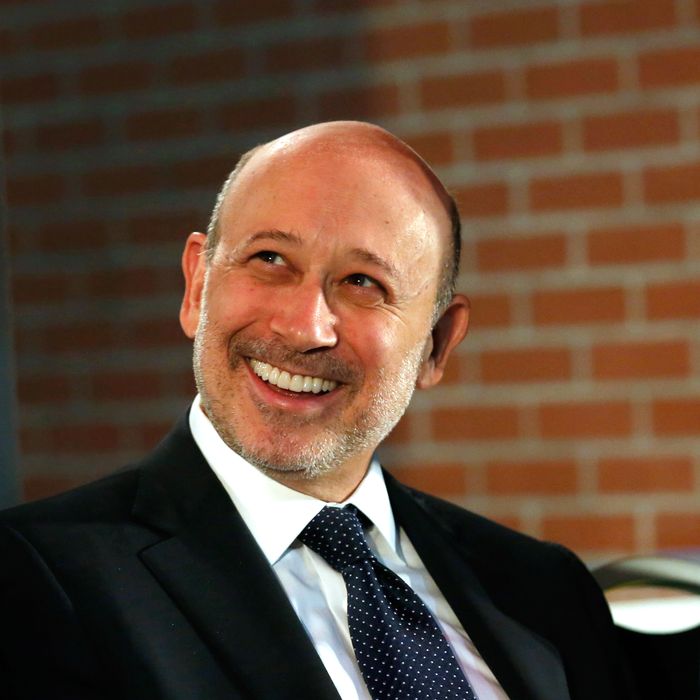 Lloyd Blankfein, chief executive officer of Goldman Sachs Group Inc., attends an event for the company's 10,000 Small Businesses initiative in Detroit, Michigan, U.S., on Tuesday, Nov. 26, 2013. 