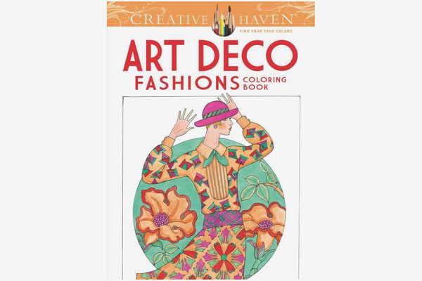 Creative Haven Art Deco Fashions Coloring Book