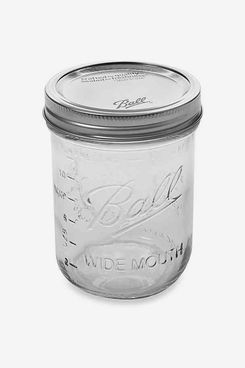 Ball 16-Ounce Wide-Mouth Canning Jars With Lids (12 Pack)