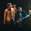 Oasis Perform In Finsbury Park In 2002