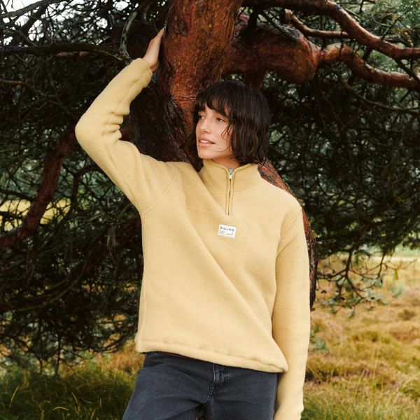 Dilling Half-zip jacket Merino wool - fleece