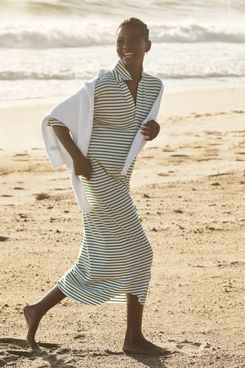 Frank & Eileen Emma Popover Henley Maxi Dress