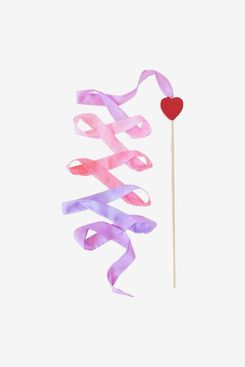Sarah's Silks Heart Silk Streamer 8-Foot Long Ribbon Dancer Wand
