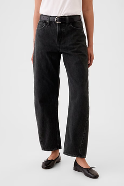 Gap High Rise Barrel Jeans