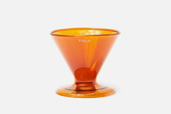 Yield Design Double Wall Pour Over Coffee Coffee Maker in Amber
