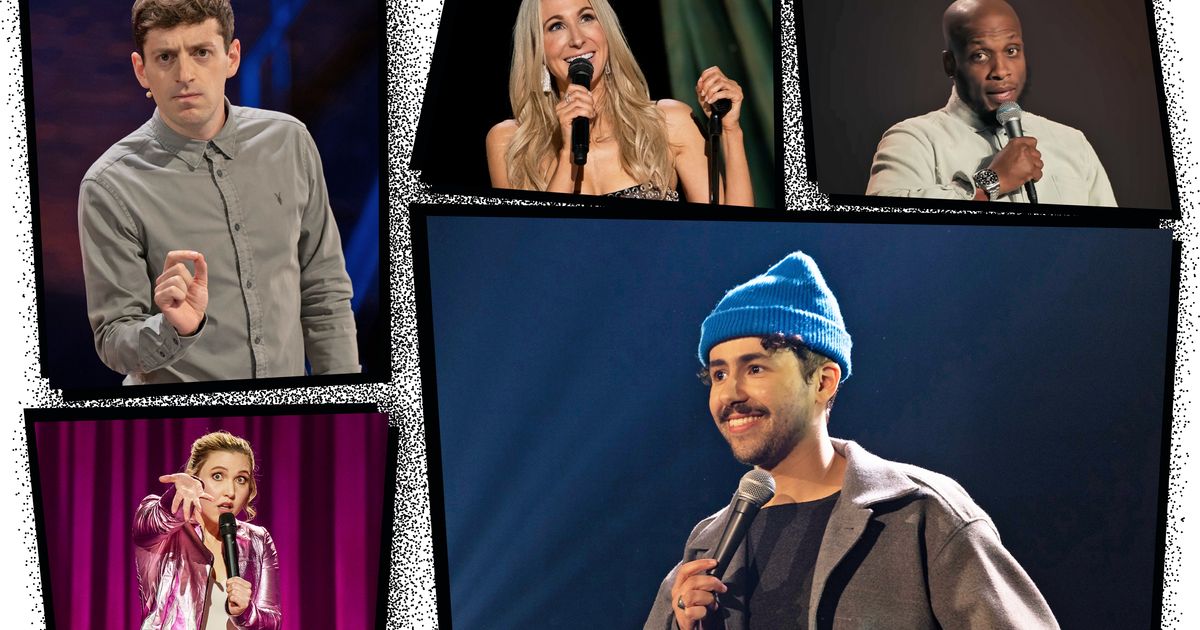 'a collage of people with microphones'
