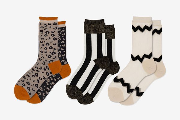 Hansel From Basel Set of Three Crazy Printed Socks