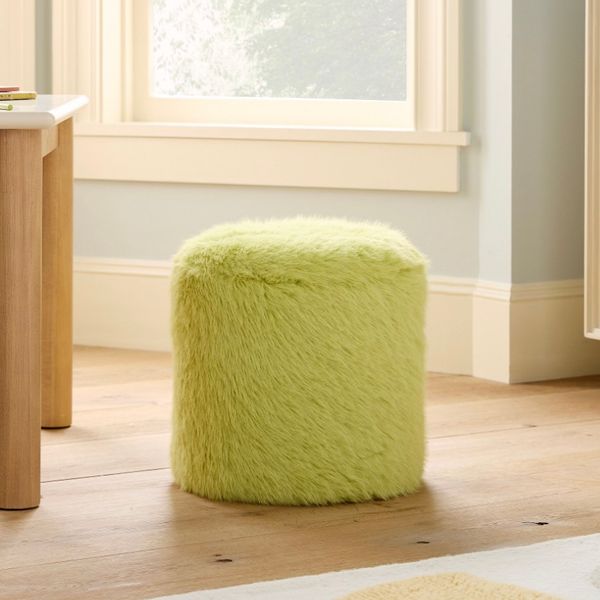 West Elm Mini Monster Furry Play Stool
