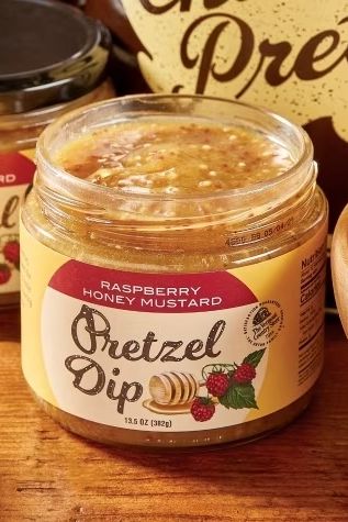 Raspberry Honey Mustard Pretzel Dip