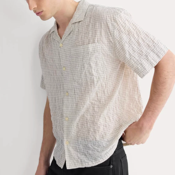 Everlane Textured Voile Resort Shirt